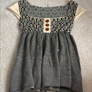 Free people short sleeve top